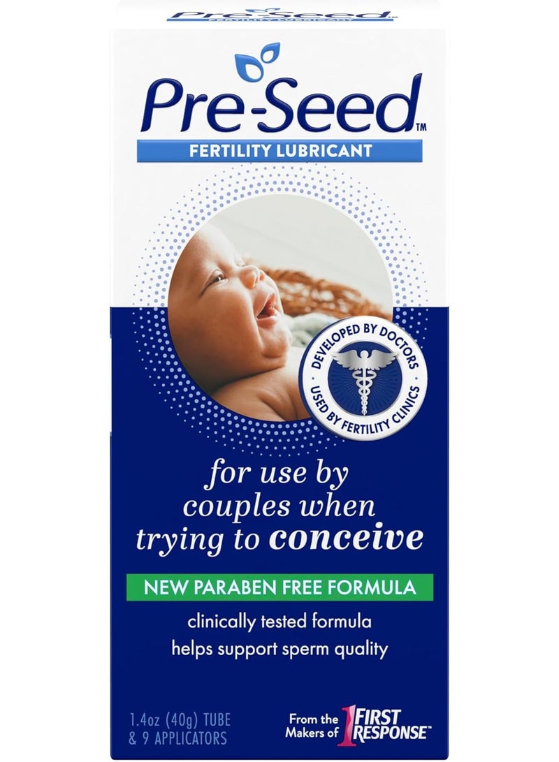 FIRST RESPONSE Pre-Seed Fertility Lubricant, 9 Applicators (1.4 oz) - Image 1